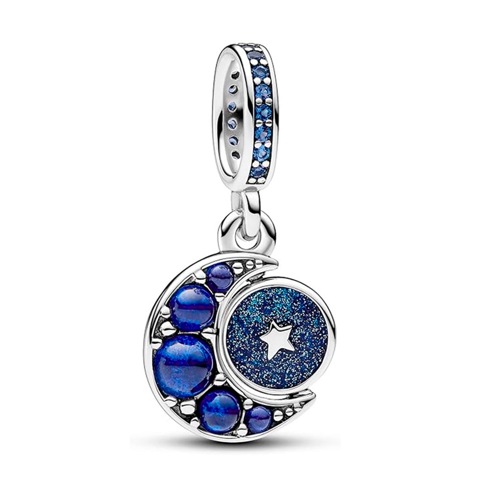 Pandora Charm Colgante Giratorio Luna Brillante 792979C01