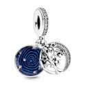 Charm Colgante Doble &Aacute;rbol y Luna de la Galaxia 799645C01