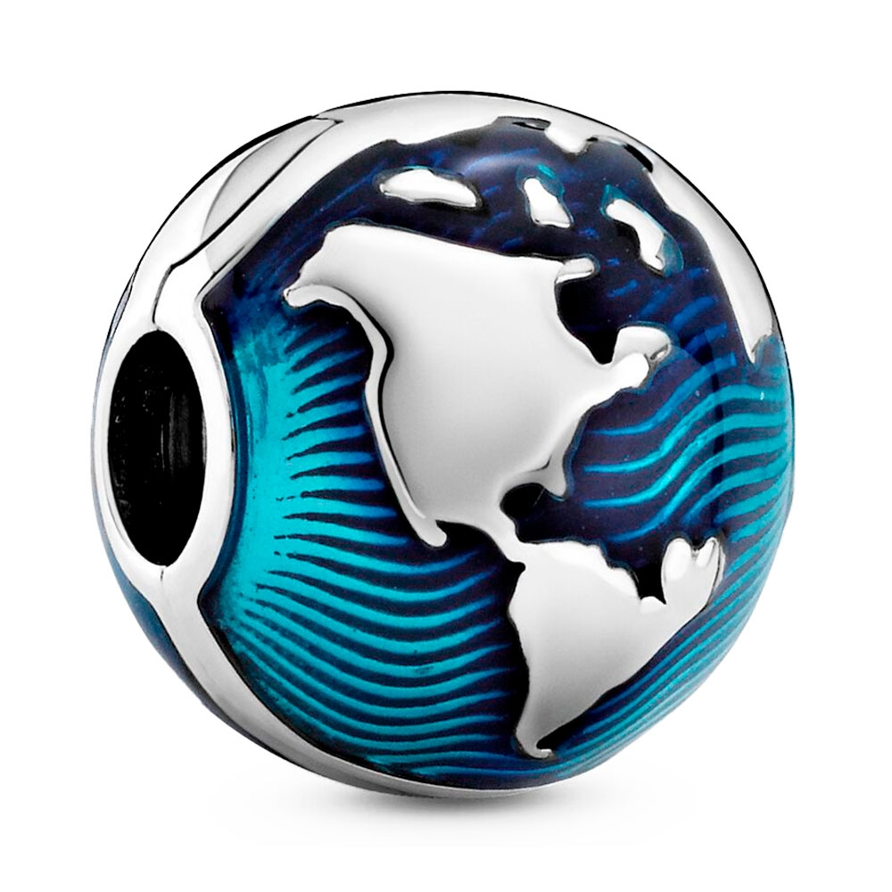 Pandora CHARM GLOBO TERRÁQUEO AZUL 799429C01