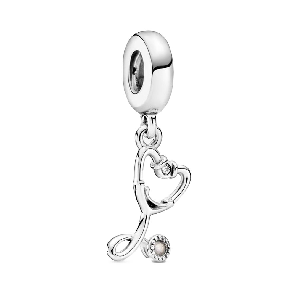 Pandora Silver Charms Stethoscope Pendant Charm 799072C01