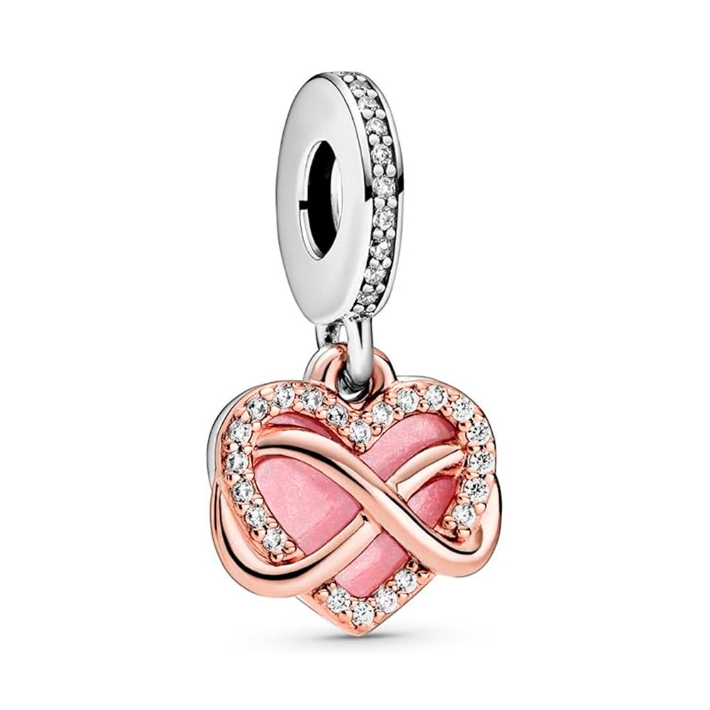 Pandora CHARM COLGANTE CORAZÓN INFINITO BRILLANTE 788878C01