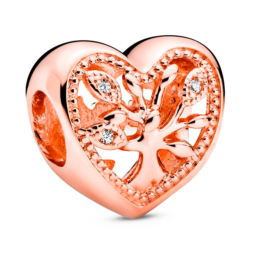 Pandora Gold Charms Openwork Family Tree Heart Charm 788826C01