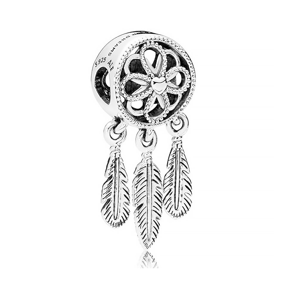 Pandora Silver Charms Charm In Sterling Dream Catcher 797200