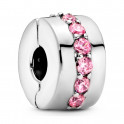 PINK BRIGHT ROWS CLIP CHARM 791972PCZ