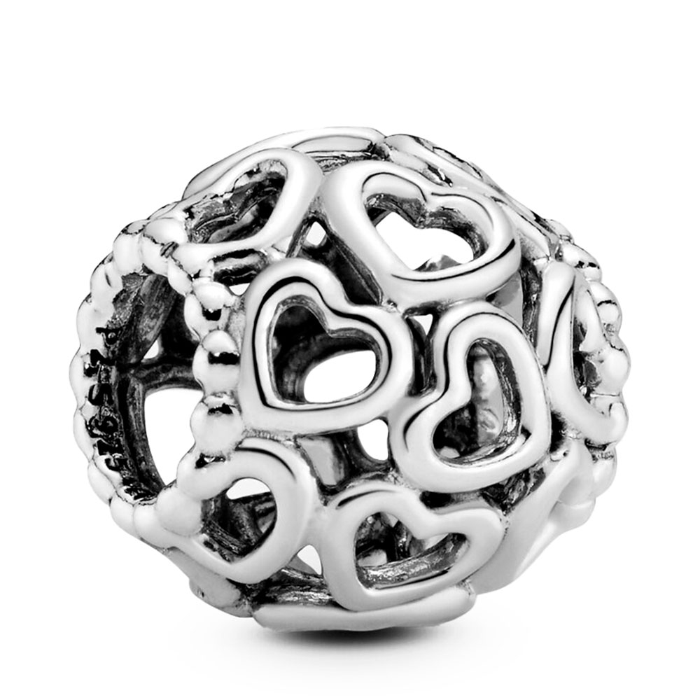 Pandora Silver Charms Charm Open Your Heart 790964