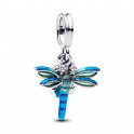 Double Dragonfly Pendant Charm 793745C01