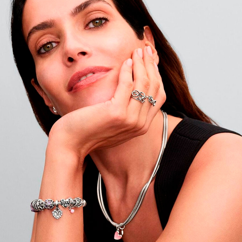 Pandora Charm en plata de ley Corazón Mamá de Monstruitos 793768C01 – imagen 2