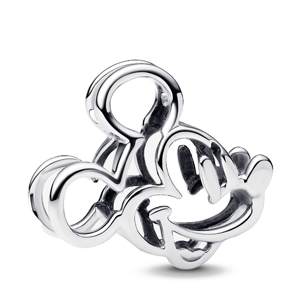 Pandora Silver Charms Disney Filigree Mickey Mouse Charm 793907C00