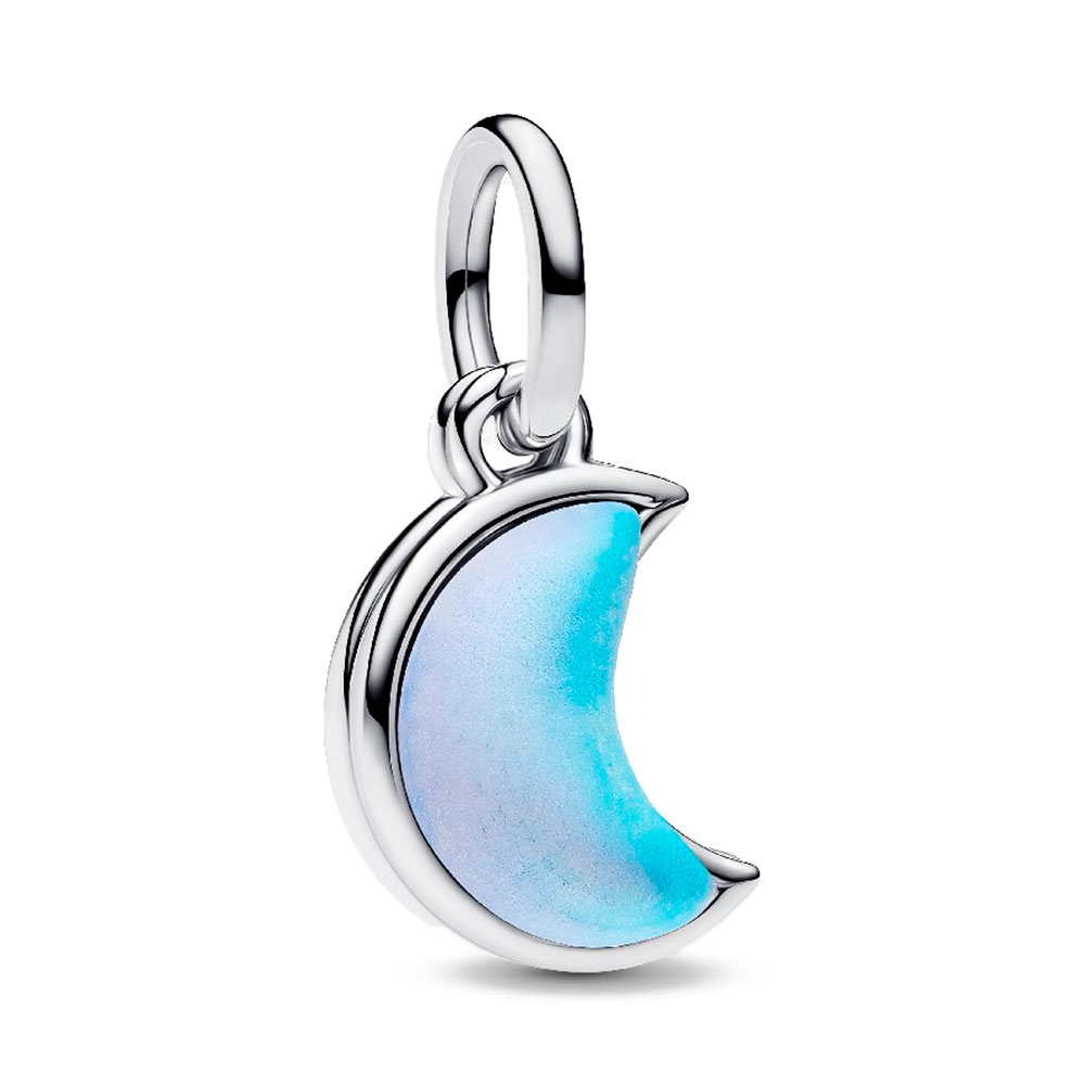 Pandora Silver Charms Double Crescent Moon Pendant Charm 794272C01