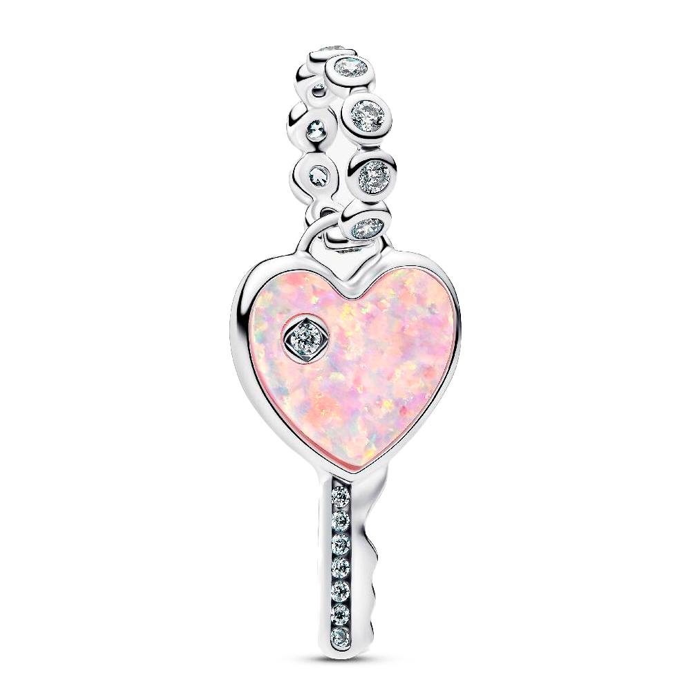 Pandora Charm Colgante Llave Corazón Opalescente 794427C01 – imagen 2