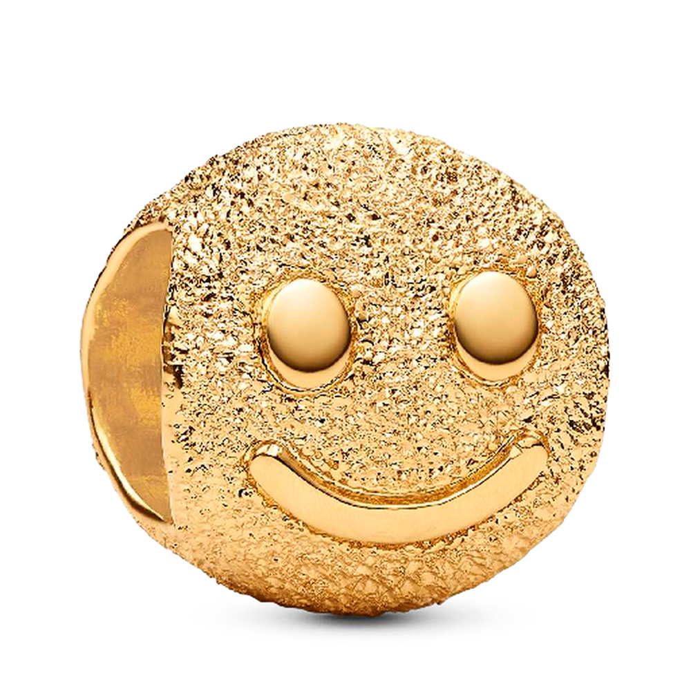 Pandora Light Charms Charm Mini Happy Face Texture 764526C00