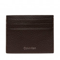 Card holder with engraved logo