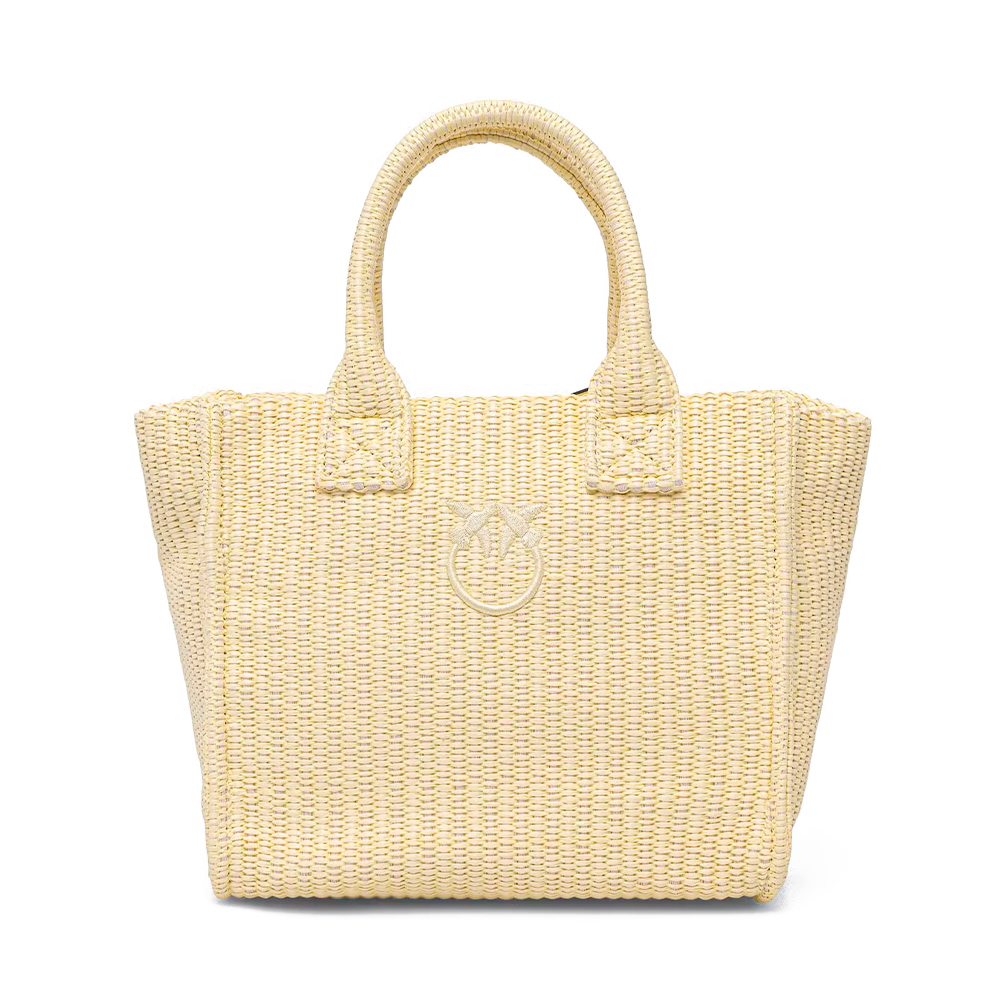 Pinko Beach Mini Shopping Bag - Female - Shopping Bags - Yellow - One Size - Bags - Image 2
