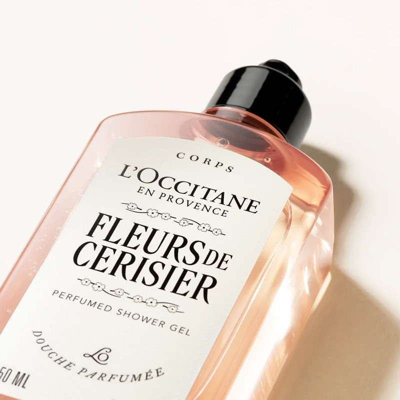 L'OCCITANE - Gel de Ducha Fleurs de Cerisier (Flores de Cerezo) - 250 ml – imagen 2