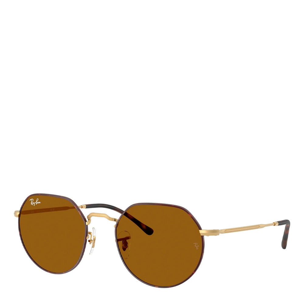 Ray-Ban Women's Gold/Green Sunglasses For Jack Sunglasses 0Rb3565
