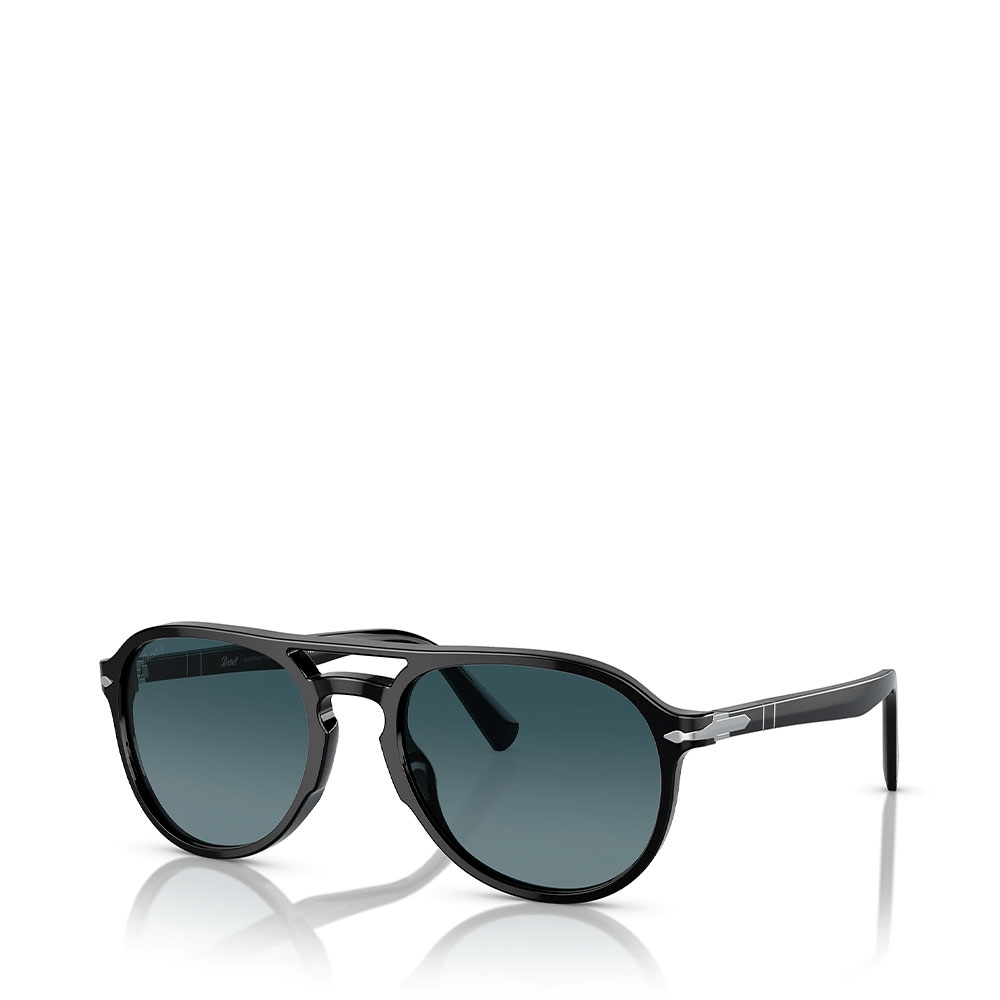 Persol Men's Black/Blue/Light Sunglasses For Professor Sergio Sunglasses
