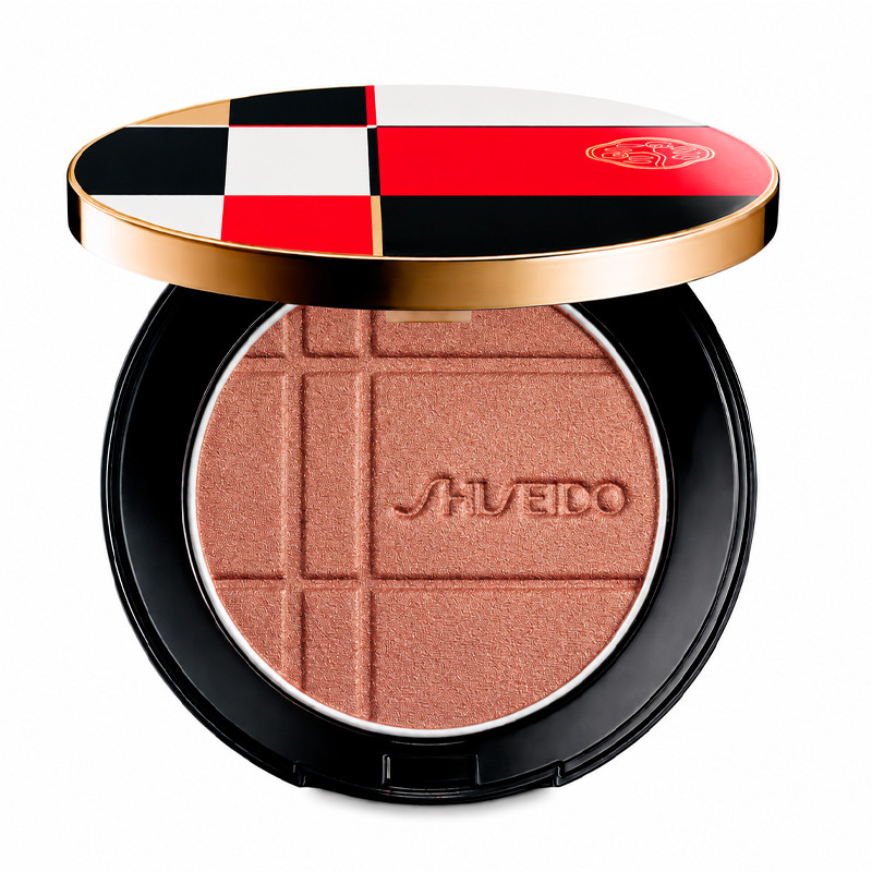 Shiseido 03 Gold Amber Blushers Color Glow Enhancer Multifunctional Compact Powder