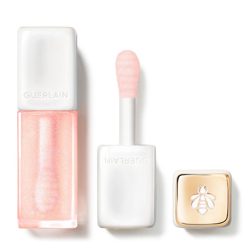 Guerlain  Lipstick KissKiss Bee Glow Plump  Lip Gloss with Volumizing Effect 100 WARM