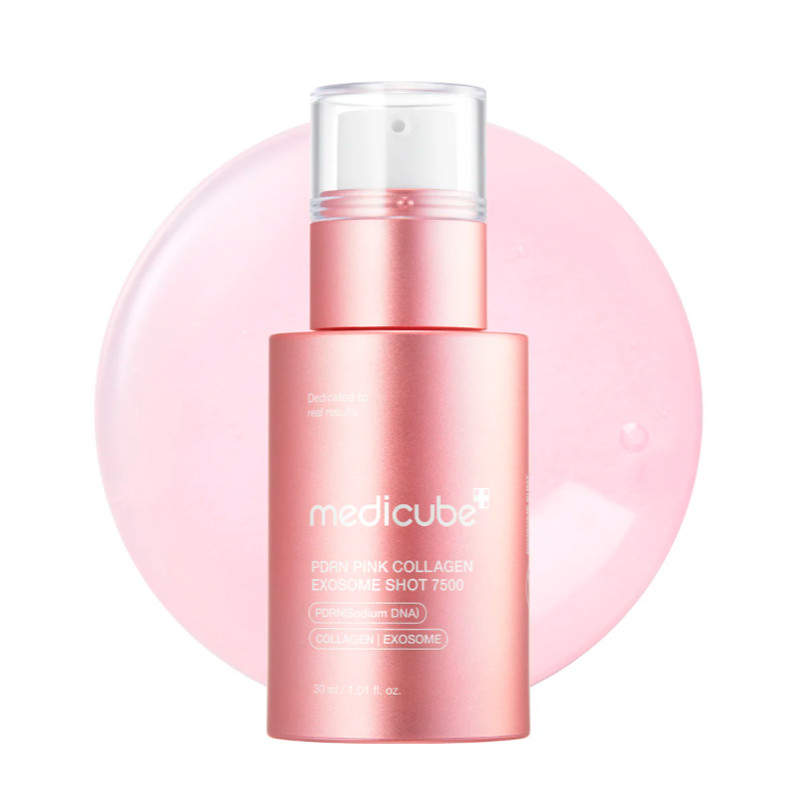 Medicube Women's Pink Face Skin Care Pdrn Collagen Exosome Shot 7500 " Glow" Effect Serum