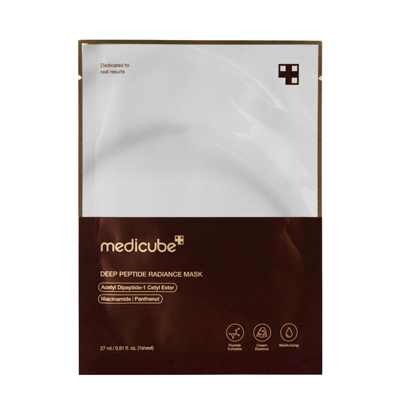 Medicube Women's Face Skin Care Deep Peptide Radiance Mask Brightening Face Mask