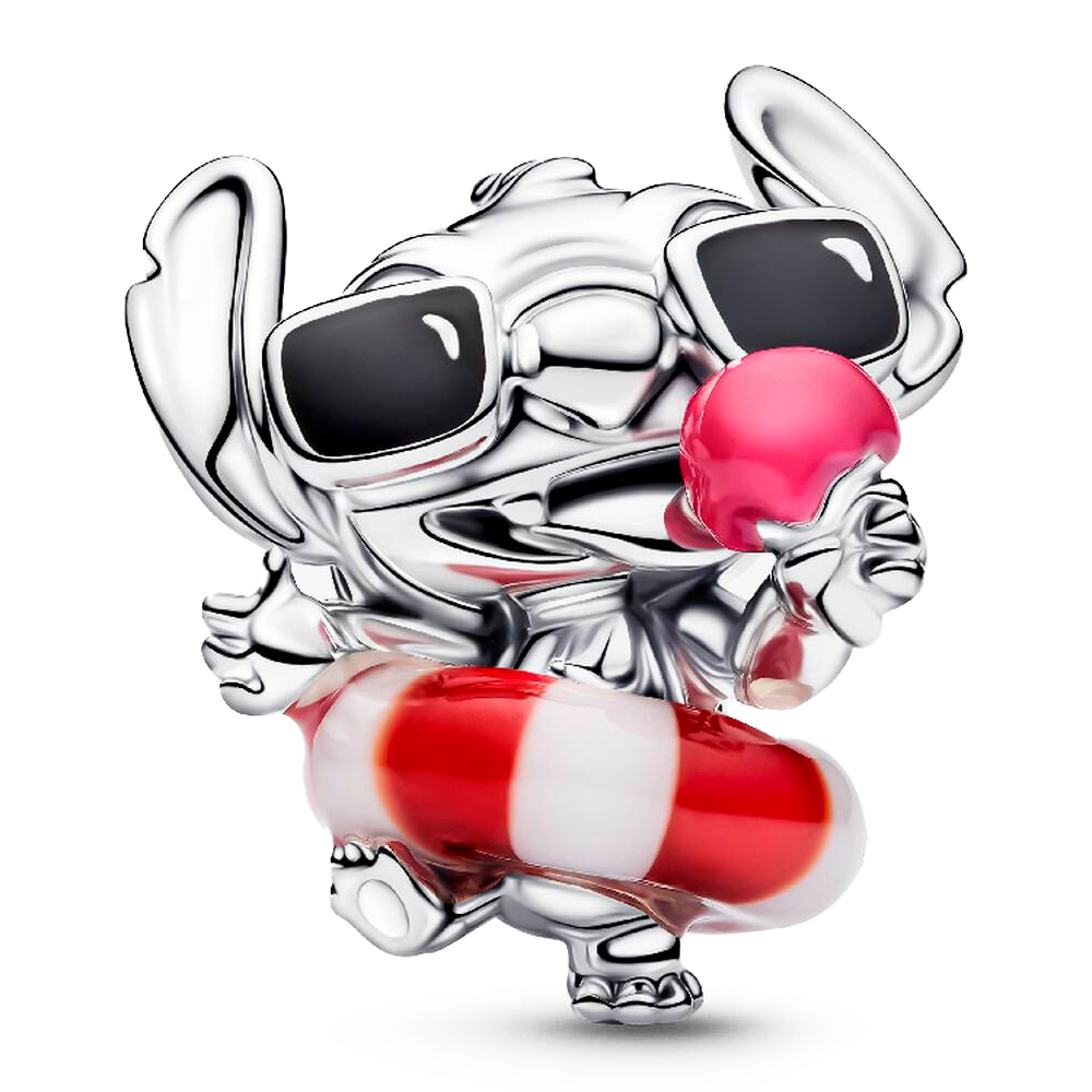 Pandora Silver Charms Disney's Fun Summer Stitch Charm 794642C01