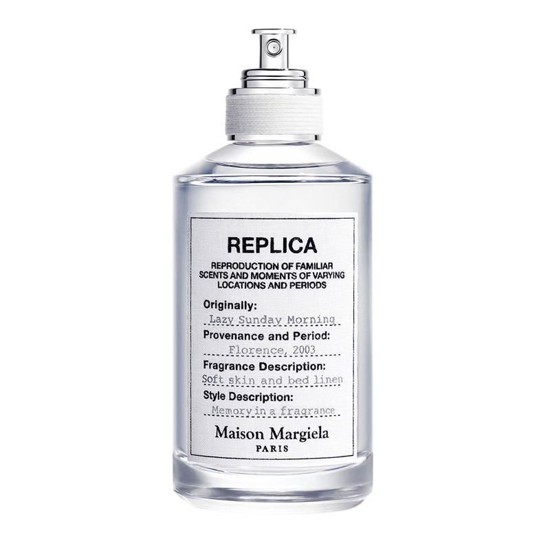 Maison Margiela 'REPLICA' Lazy Sunday Morning Eau de Toilette with White Musk, Lily of the Valley, and Iris 3.4 oz/ 100 mL