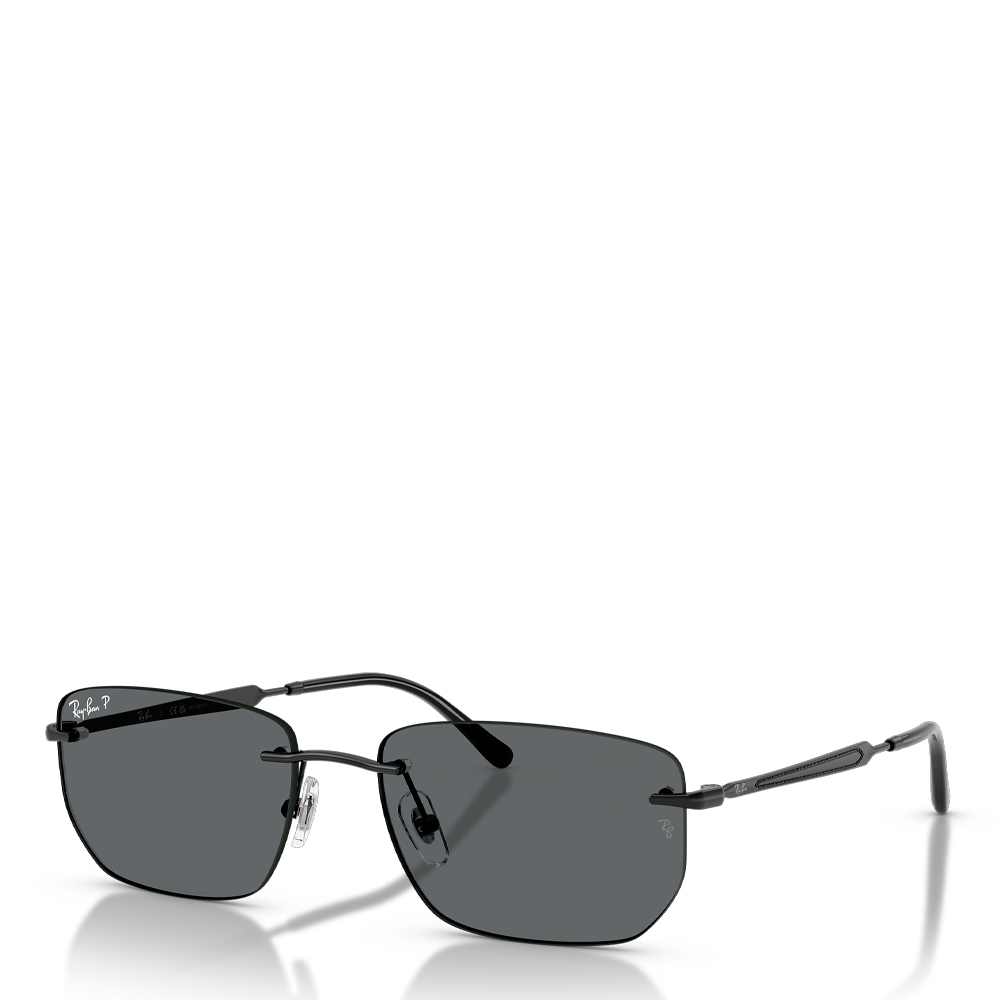 Ray-Ban Unisex Sunglass RB3768 -  Frame color: Black, Lens color: Dark Grey Polarized