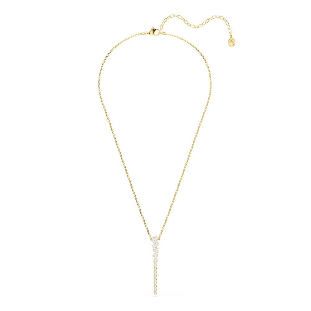 Swarovski Gold/White Necklaces Mesmera Y-Necklace