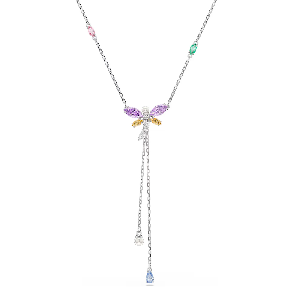 Swarovski Pink/Purple Necklaces Ariana Grande X Y-Shaped Necklace