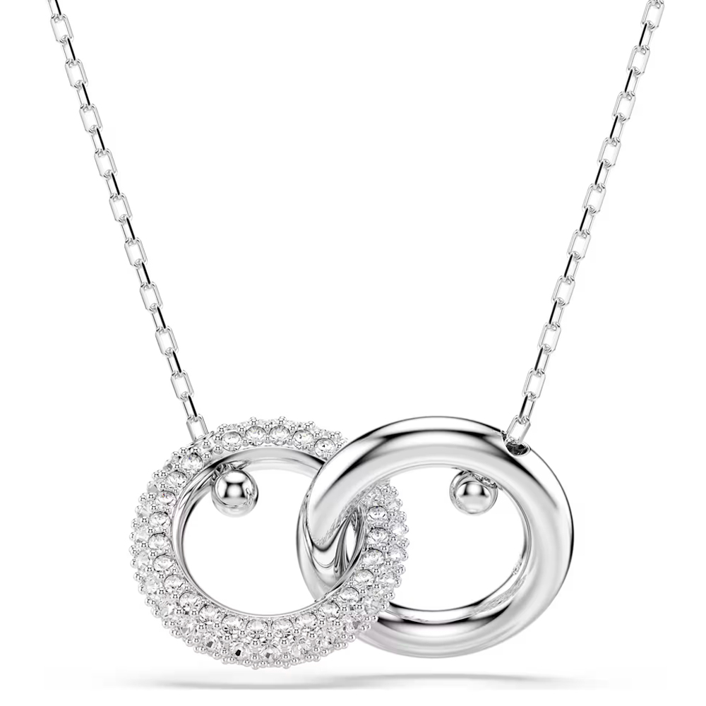 Swarovski Dextera Anhänger, Verschlungener Reif, Rhodiniert Weiß - Bild 2