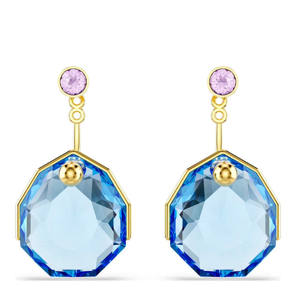 Swarovski Gold Earrings Gem Ear Jacket Earrings