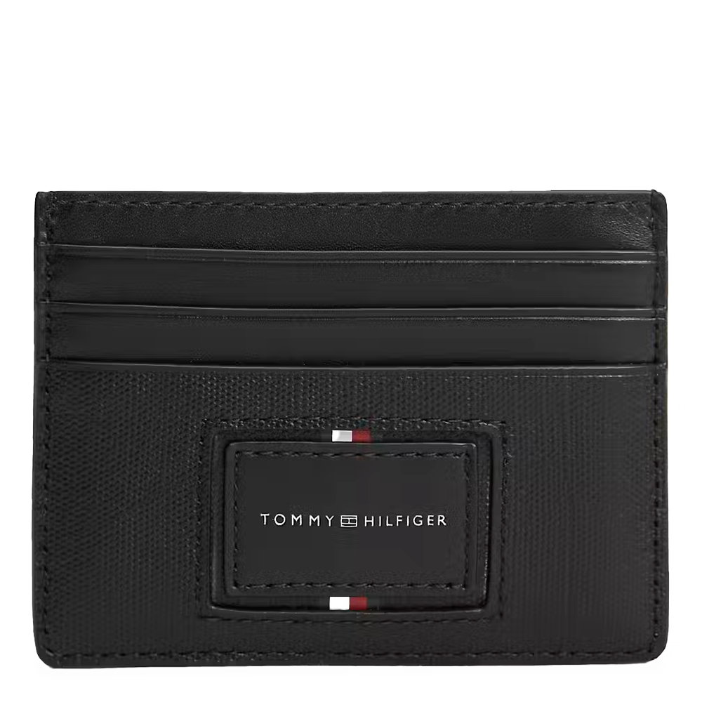 Tommy Hilfiger Eyewear Tarjetero de piel granulada
