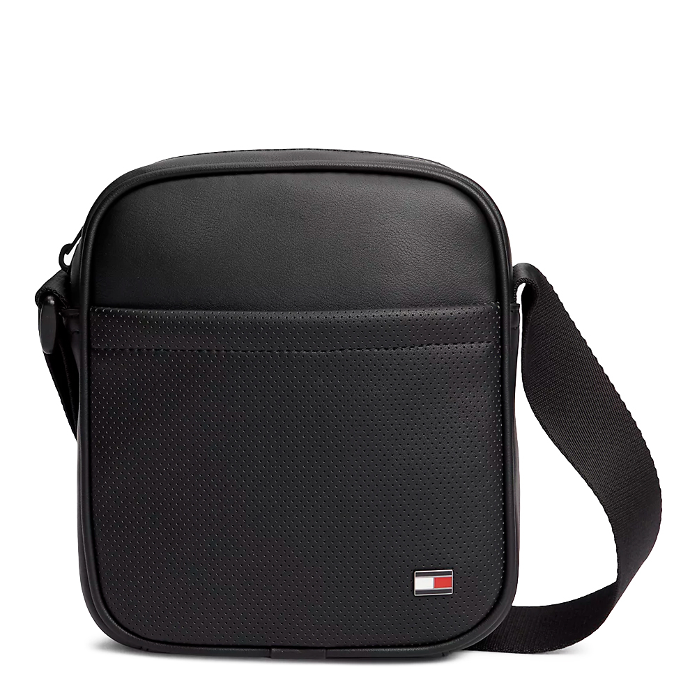 Tommy Hilfiger Eyewear Men's Messenger Bags, Toiletry Bags And Suitcases For Perforated Reporter Bag With Shoulder Strap