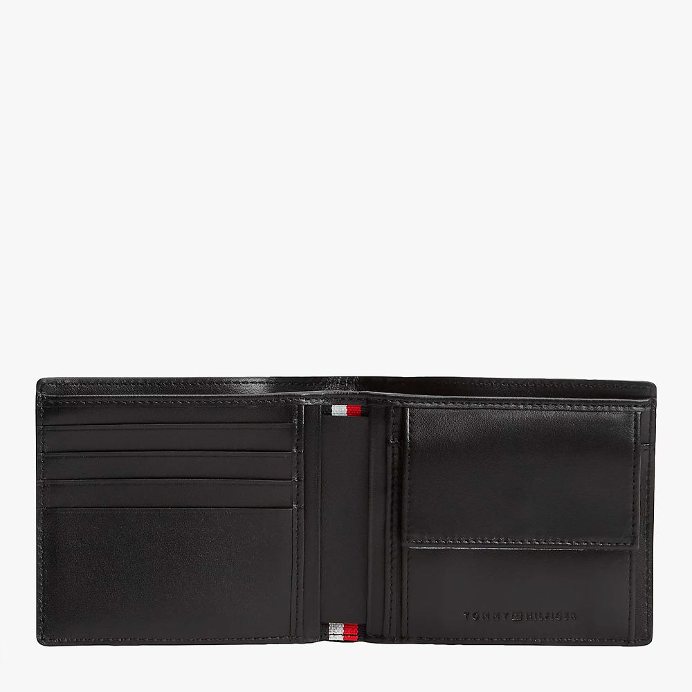 Tommy Hilfiger Eyewear Cartera plegable de piel granulada – imagen 2