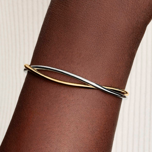 bracelet-rigide-bicolore-a-maillons-entrelaces-564656c00