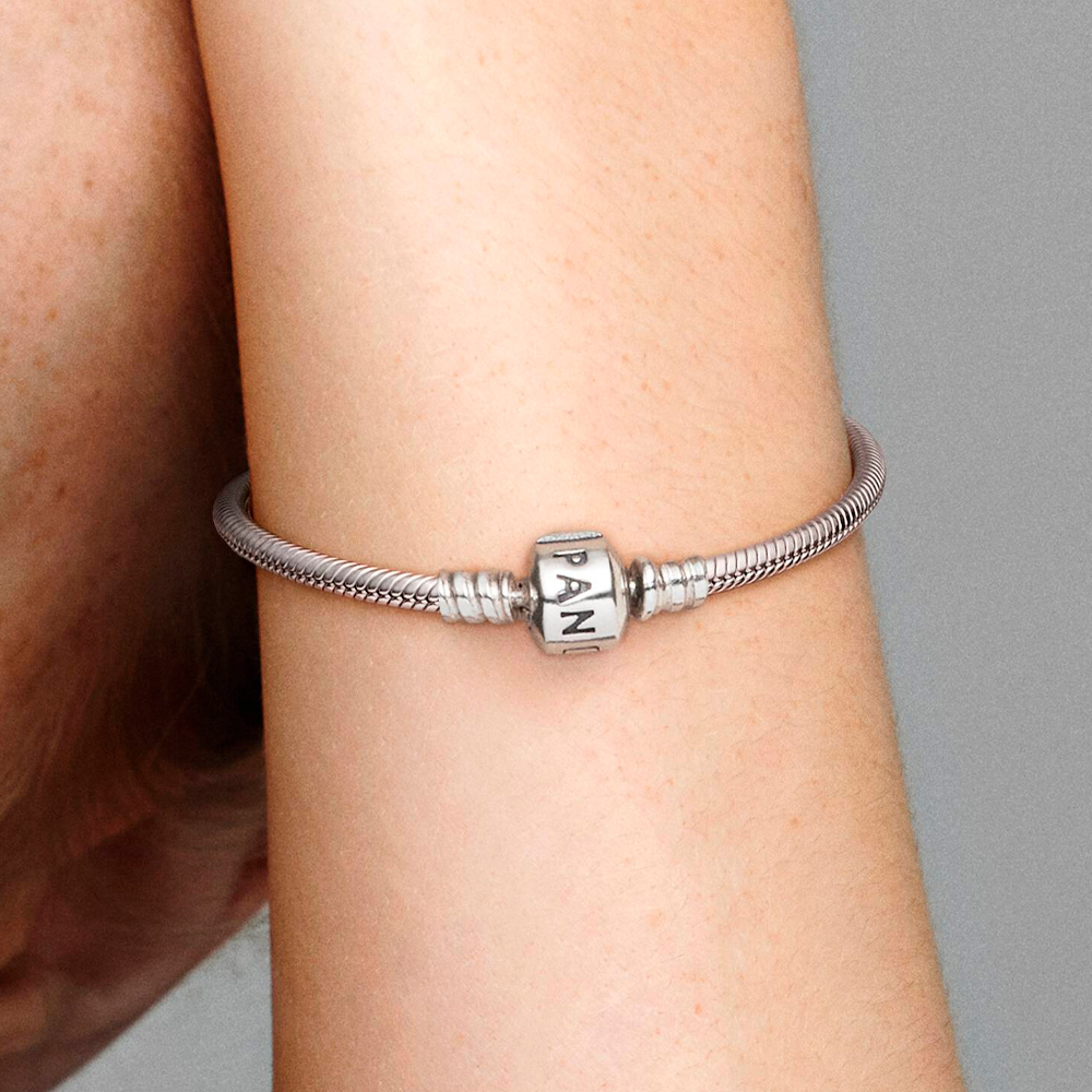 Pandora Pulsera Pandora Moments Cadena de Serpiente con Cierre de Barril 594593C00 – imagen 2