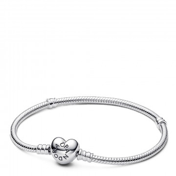 moments-snake-chain-and-heart-design-bracelet-594594c00