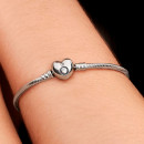 moments-snake-chain-and-heart-design-bracelet-594594c00