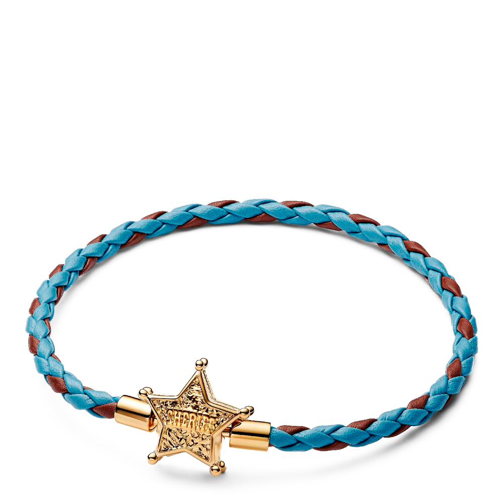 Pandora Pulsera de cuero Estrella Sheriff de Toy Story de Disney Pixar 564605C01
