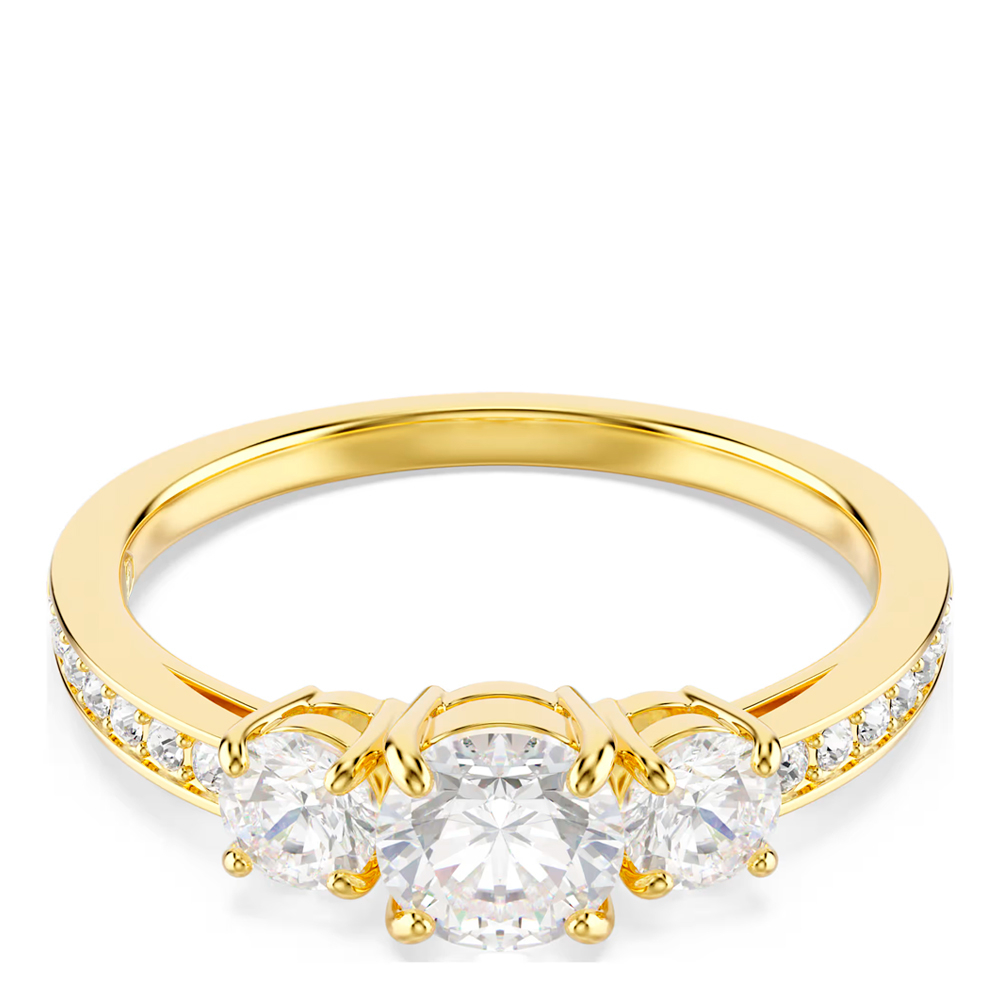 Swarovski Golden/Light/Gold Rings Stilla Attract Round Ring