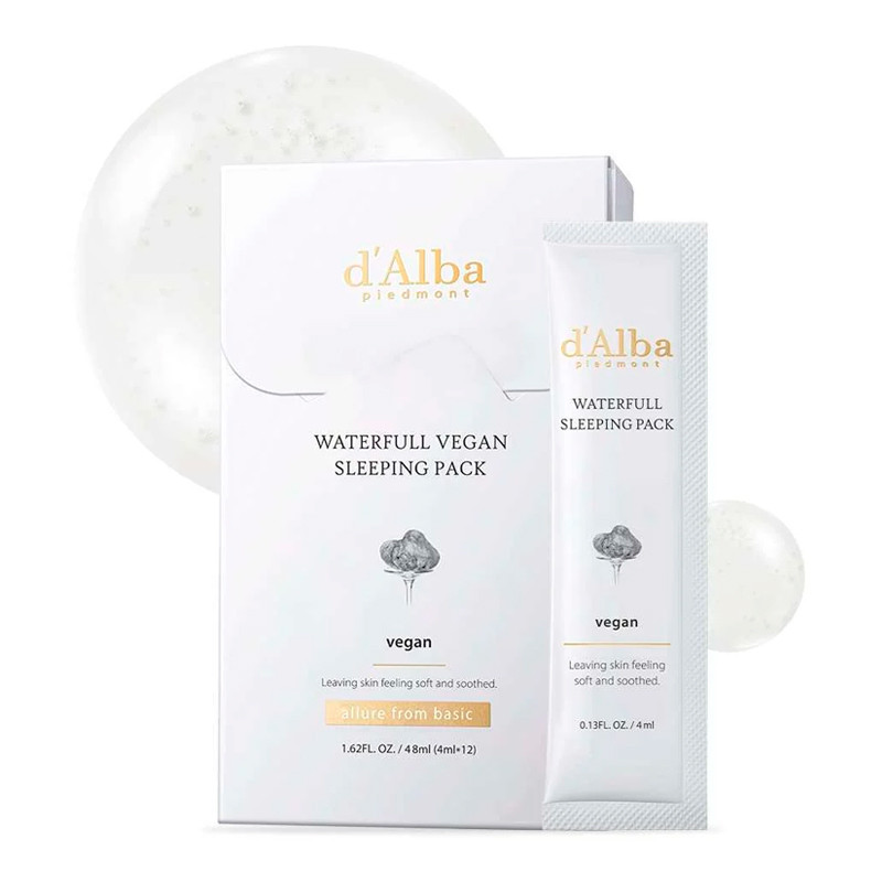 D'Alba, Bolsa de dormir vegana de Waterfull, 12 compresas, 4 ml (0,13 oz. líq.) cada una – imagen 3