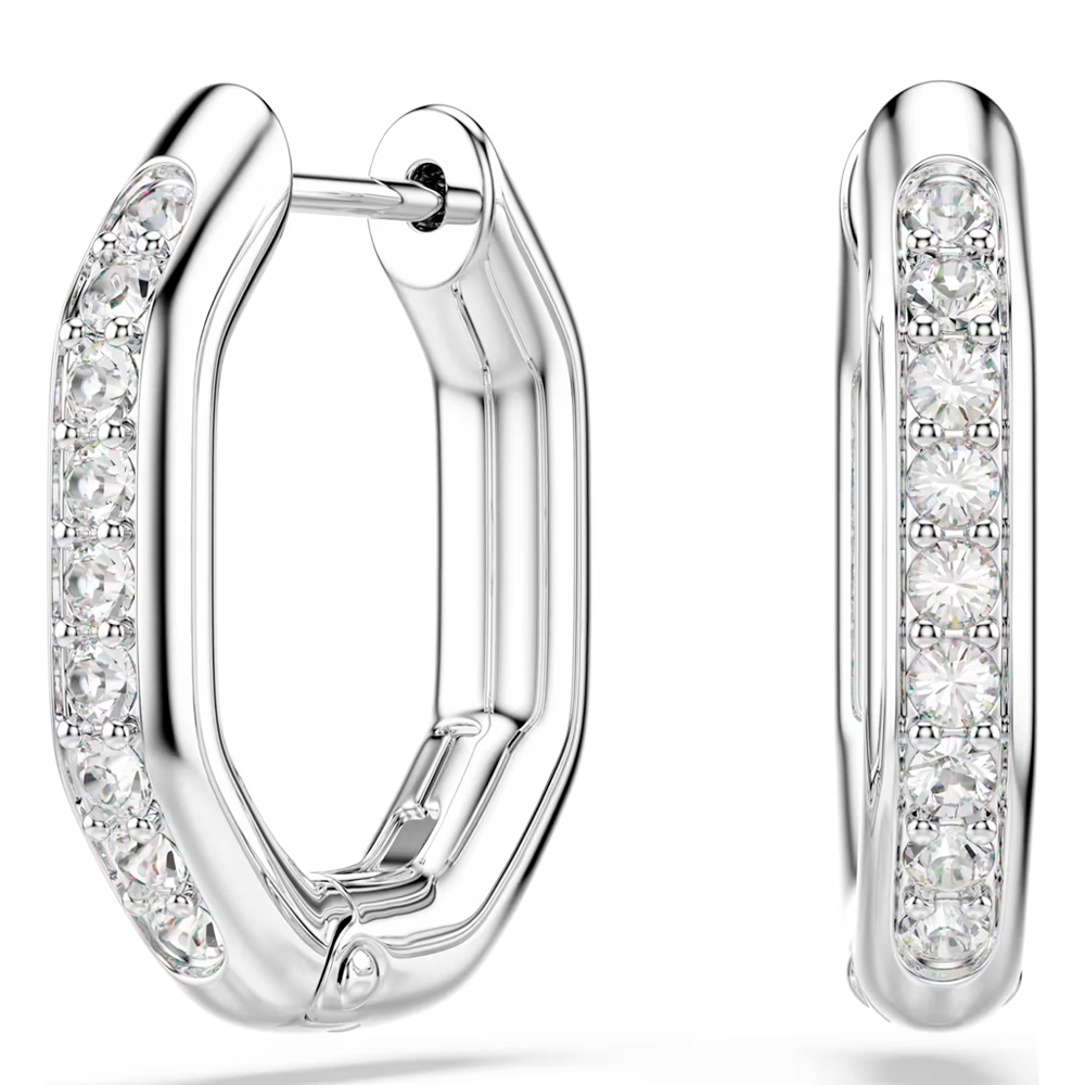 Swarovski Ohrringe Dextera achteckige Creolen