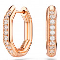 Pendientes de aro Dextera octagonal