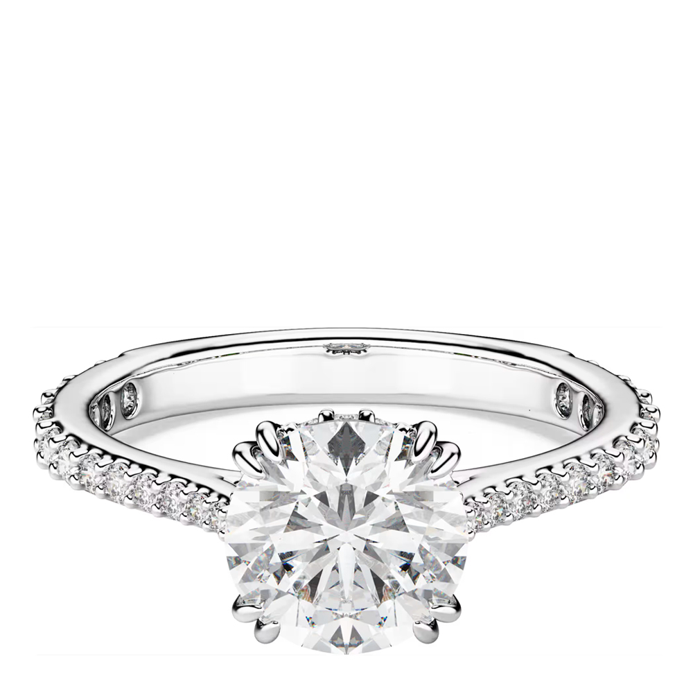 Swarovski Anillo de cóctel Stilla redonda