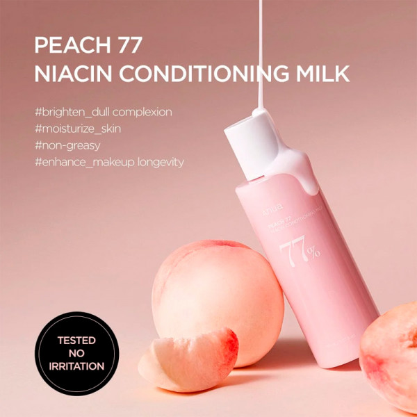 peach-77-niacin-conditioning-milk-lotion-hydratante-pour-le-visage