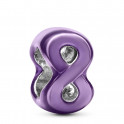 Mini breloque infini violette 794909C01