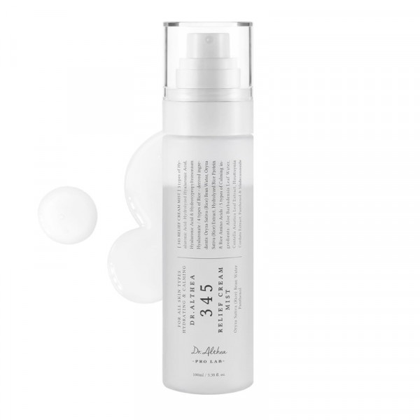 345 Relief Cream MistBruma Facial Hidratante con Extracto de Arroz