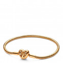 Bracelet Pandora Moments &agrave; cha&icirc;ne serpent avec fermoir c&oelig;ur familial 563516C01