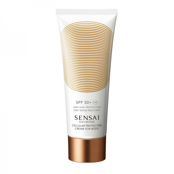Silkeslen bronsfärgad cellulär skyddande kräm för kroppen SPF50+ Silkeslen bronsfärgad cellulär skyddande kräm för kroppen SPF50+