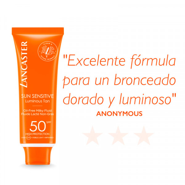 Solfølsom oliefri mælkevæske SPF50